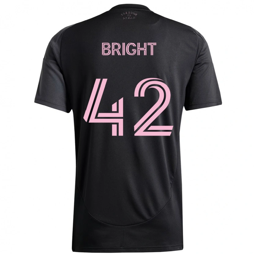 Danxen Kinder Yannick Bright #42 Schwarz Rosa Auswärtstrikot Trikot 2025/26 T-Shirt Schweiz