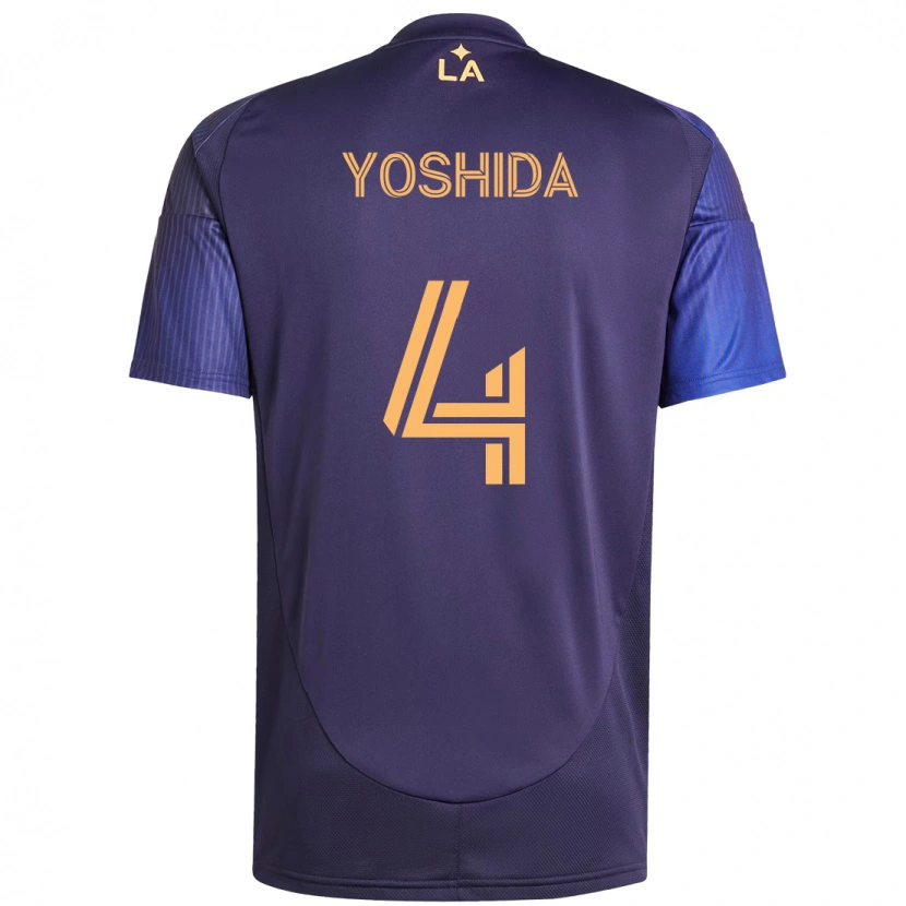 Danxen Kinder Maya Yoshida #4 Weiß Gelb Auswärtstrikot Trikot 2025/26 T-Shirt Schweiz