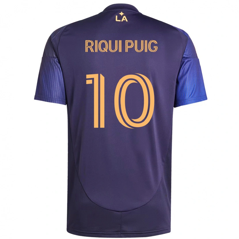 Danxen Kinder Riqui Puig #10 Weiß Gelb Auswärtstrikot Trikot 2025/26 T-Shirt Schweiz