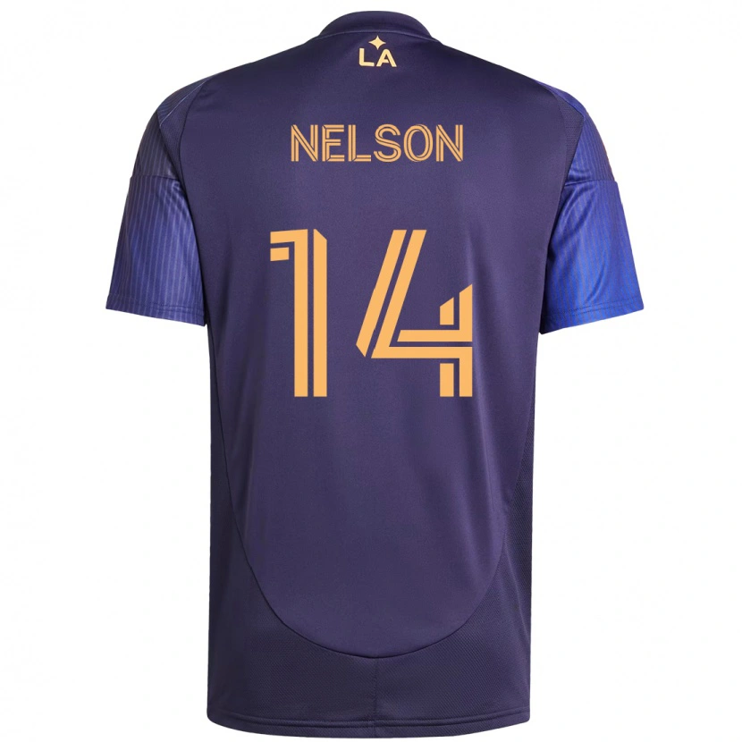 Danxen Kinder John Nelson #14 Weiß Gelb Auswärtstrikot Trikot 2025/26 T-Shirt Schweiz