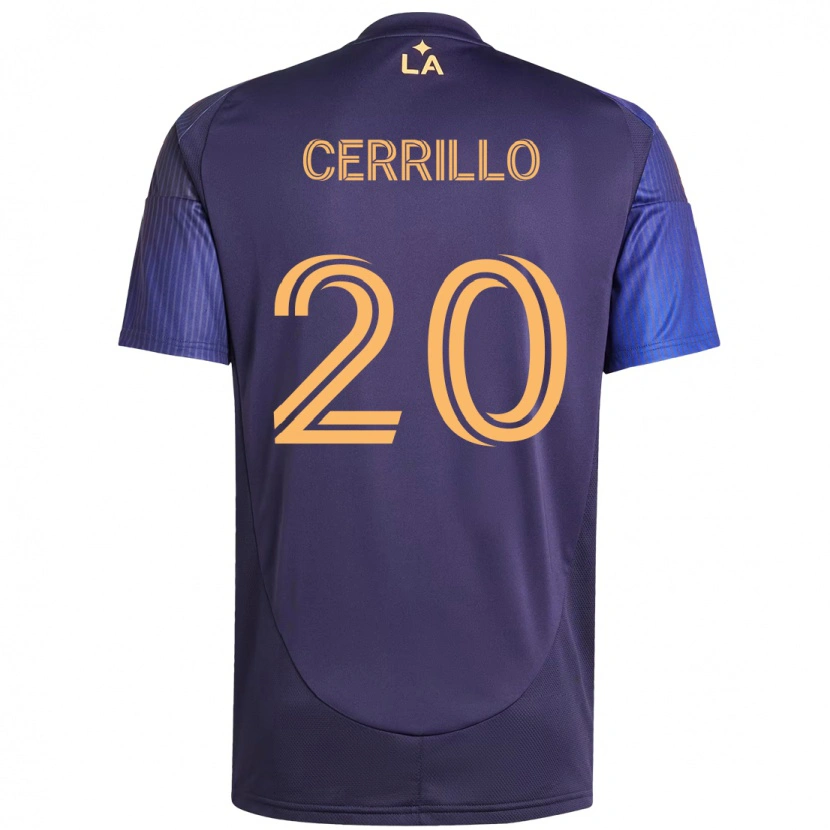 Danxen Kinder Edwin Cerrillo #20 Weiß Gelb Auswärtstrikot Trikot 2025/26 T-Shirt Schweiz