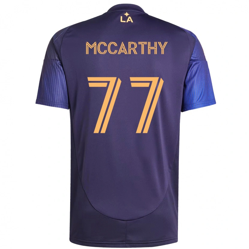 Danxen Kinder John Mccarthy #77 Lila Blau Auswärtstrikot Trikot 2025/26 T-Shirt Schweiz