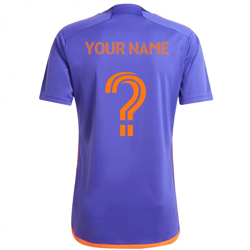 Danxen Kinder Ihren Namen #0 Orange Weiß Auswärtstrikot Trikot 2025/26 T-Shirt Schweiz