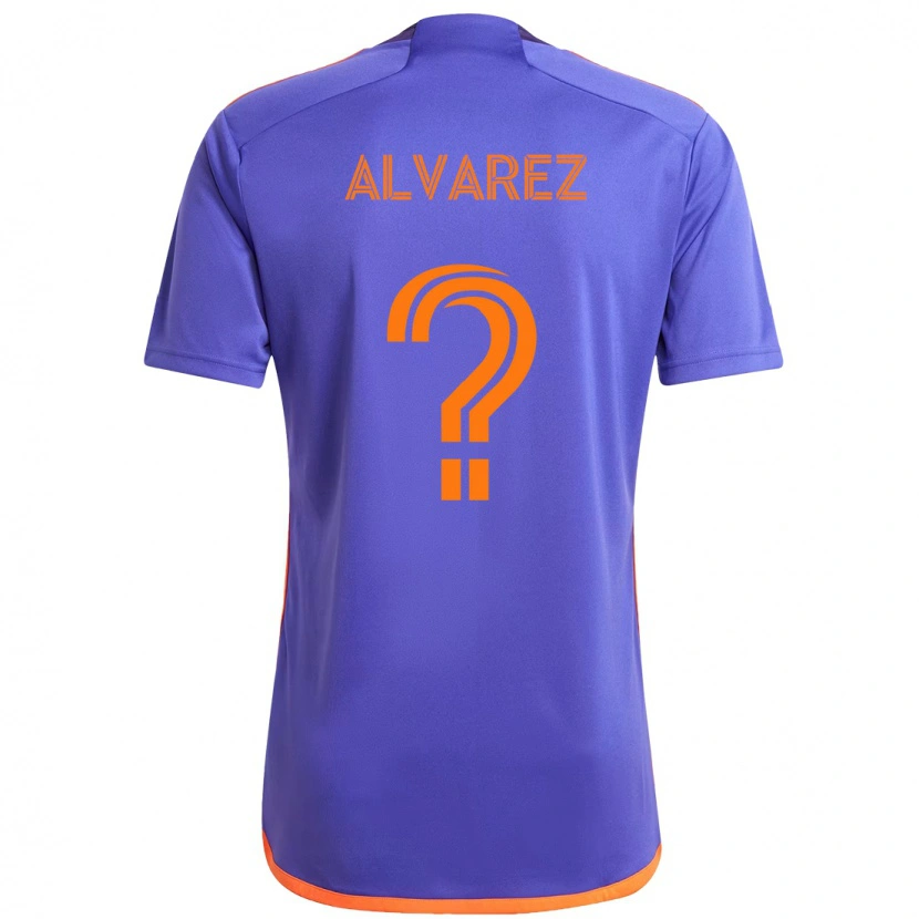 Danxen Kinder Gianmarco Alvarez #0 Orange Weiß Auswärtstrikot Trikot 2025/26 T-Shirt Schweiz