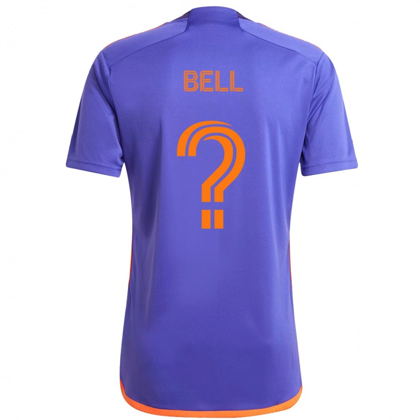 Danxen Kinder Jahmani Bell #0 Orange Weiß Auswärtstrikot Trikot 2025/26 T-Shirt Schweiz