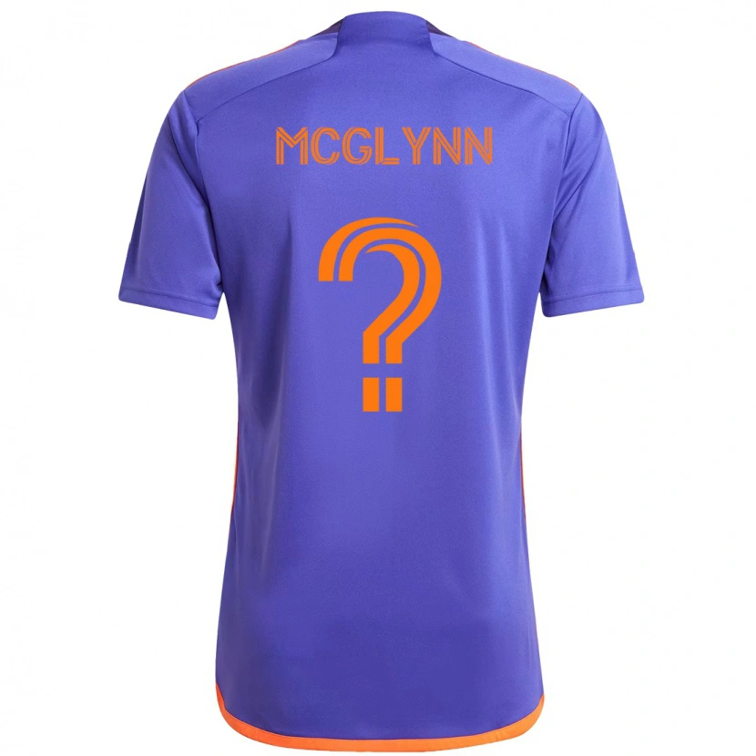 Danxen Kinder Jack Mcglynn #0 Lila Orange Auswärtstrikot Trikot 2025/26 T-Shirt Schweiz