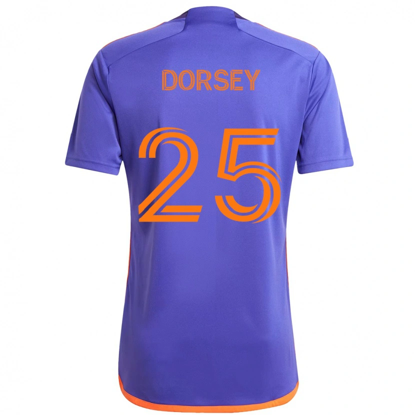 Danxen Kinder Griffin Dorsey #25 Orange Weiß Auswärtstrikot Trikot 2025/26 T-Shirt Schweiz