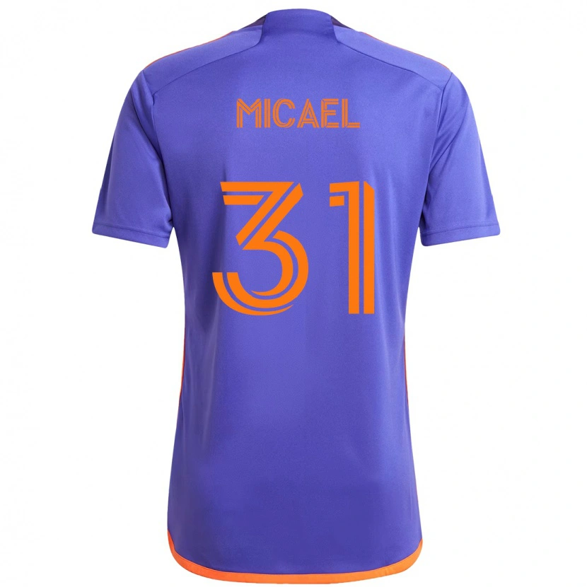 Danxen Kinder Micael #31 Orange Weiß Auswärtstrikot Trikot 2025/26 T-Shirt Schweiz