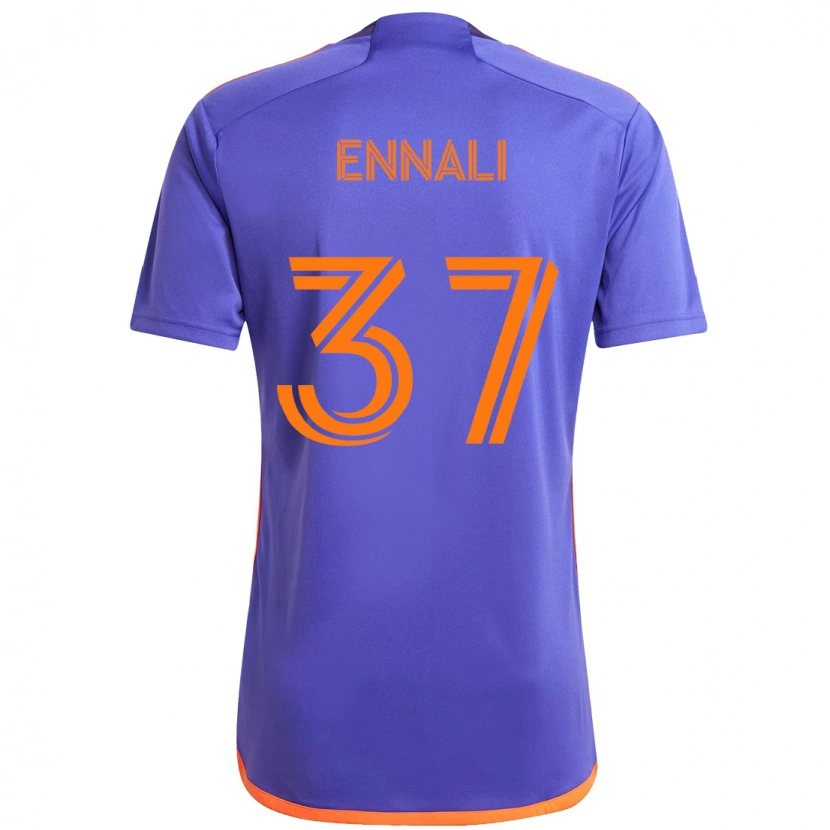 Danxen Kinder Lawrence Ennali #37 Orange Weiß Auswärtstrikot Trikot 2025/26 T-Shirt Schweiz
