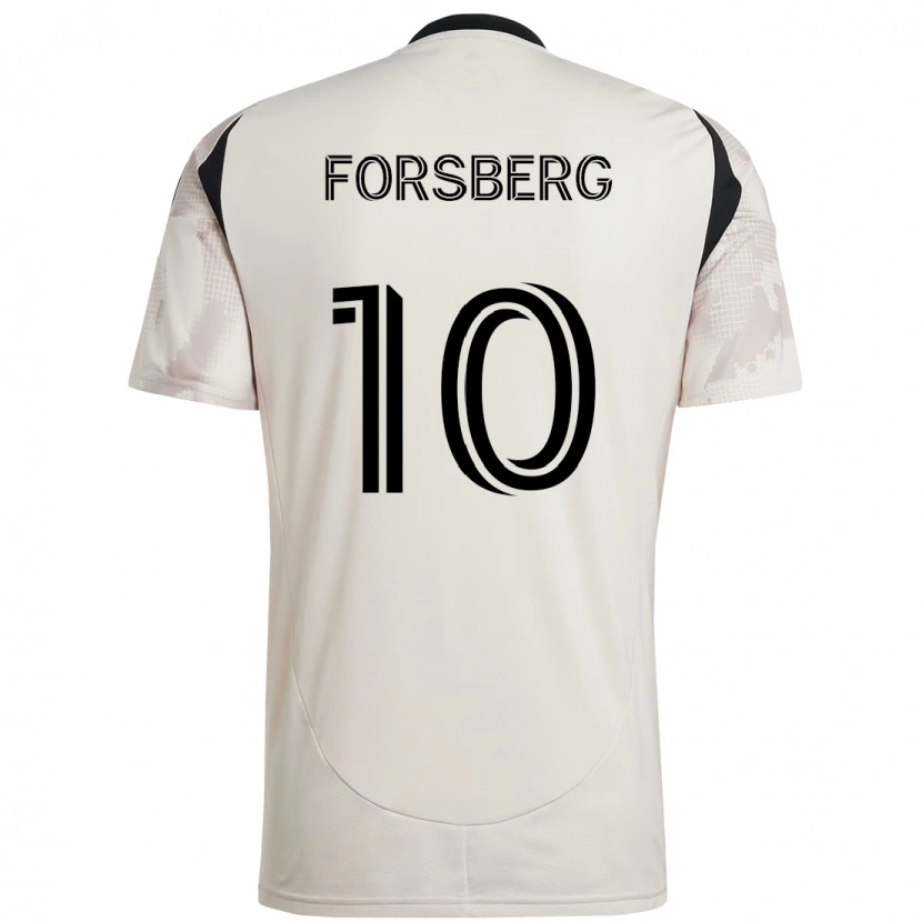 Danxen Kinder Emil Forsberg #10 Rot Schwarz Auswärtstrikot Trikot 2025/26 T-Shirt Schweiz