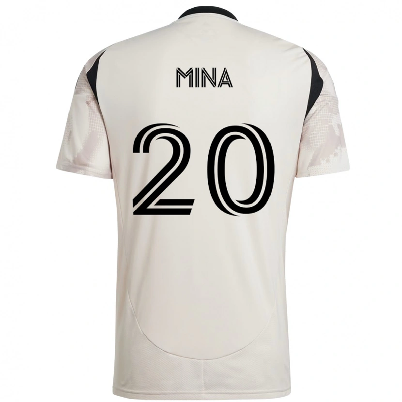 Danxen Kinder Juan Mina #20 Rot Schwarz Auswärtstrikot Trikot 2025/26 T-Shirt Schweiz