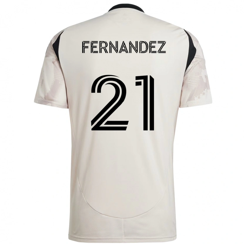 Danxen Kinder Omir Fernandez #21 Rot Schwarz Auswärtstrikot Trikot 2025/26 T-Shirt Schweiz