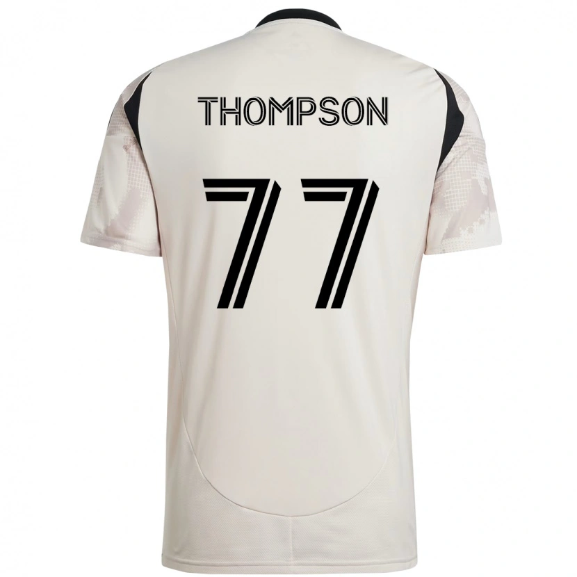Danxen Kinder Amos Shapiro-Thompson #77 Rot Schwarz Auswärtstrikot Trikot 2025/26 T-Shirt Schweiz