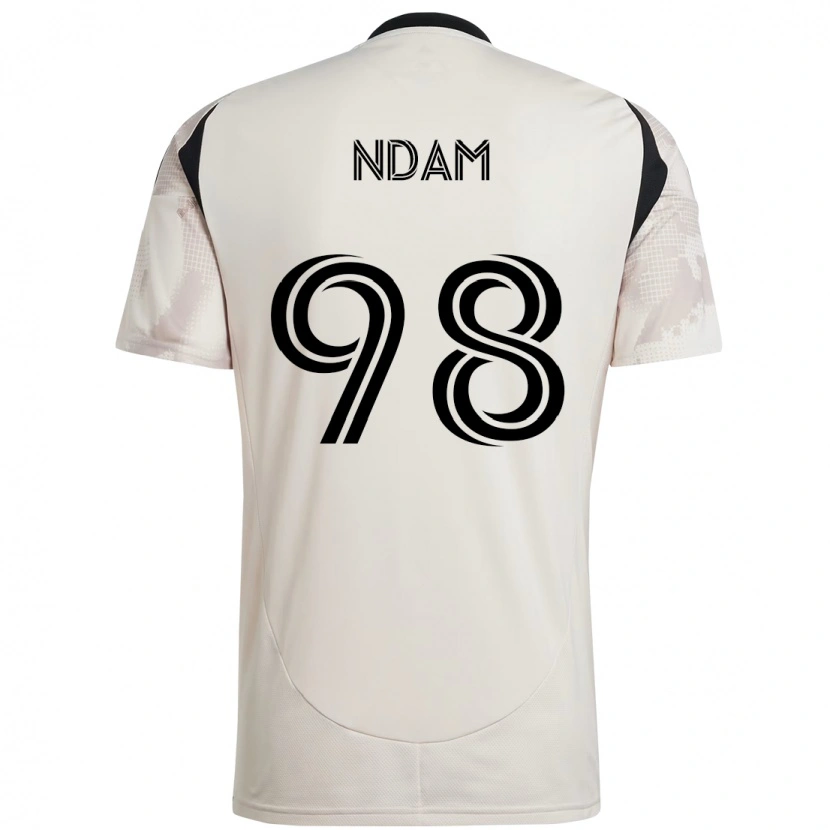 Danxen Kinder Hassan Ndam #98 Rot Schwarz Auswärtstrikot Trikot 2025/26 T-Shirt Schweiz