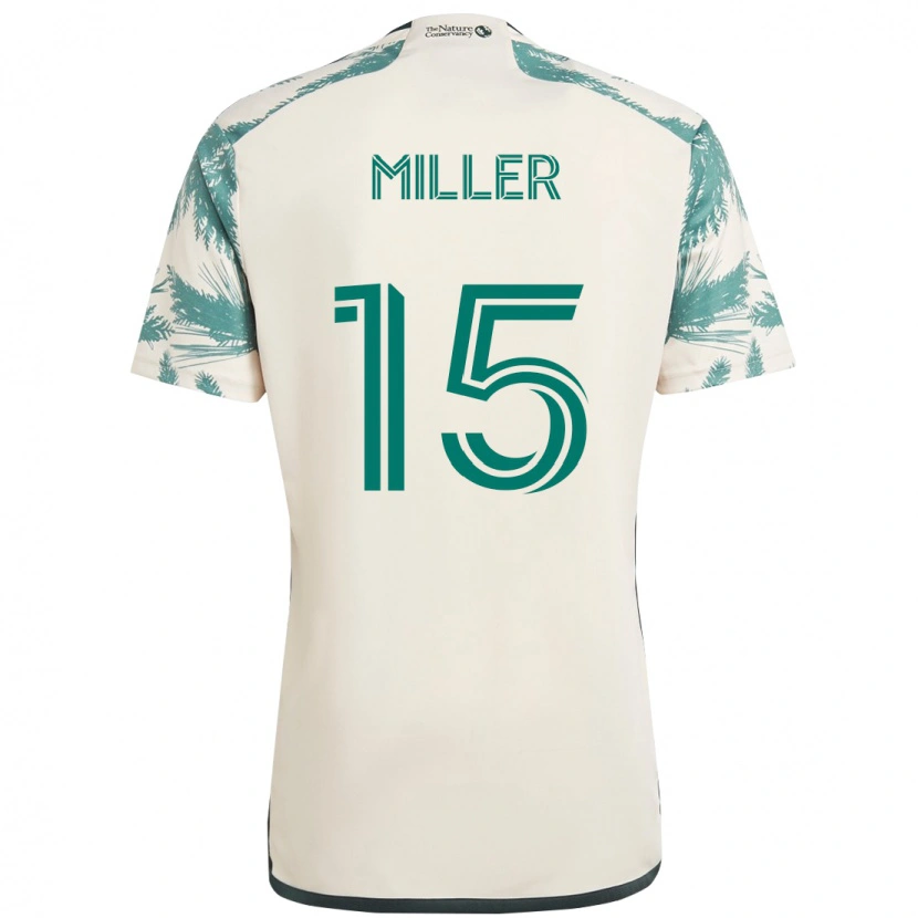 Danxen Kinder Eric Miller #15 Schwarz Braun Auswärtstrikot Trikot 2025/26 T-Shirt Schweiz