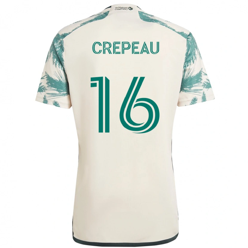 Danxen Kinder Maxime Crépeau #16 Schwarz Braun Auswärtstrikot Trikot 2025/26 T-Shirt Schweiz