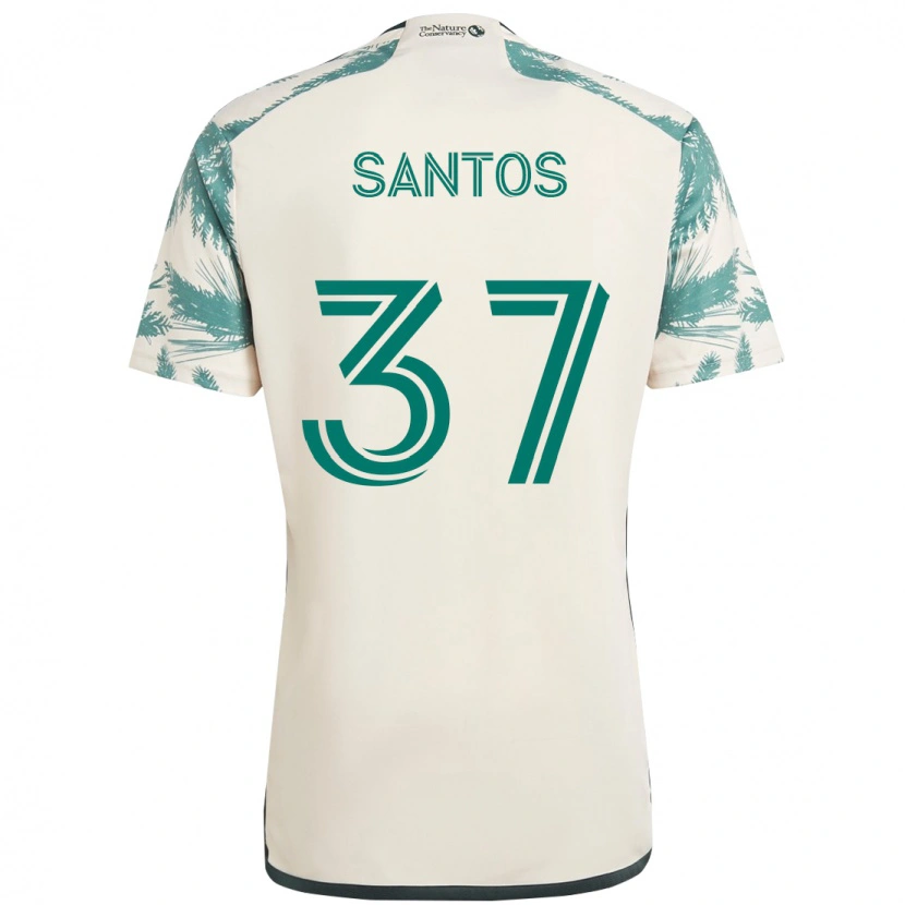 Danxen Kinder Noah Santos #37 Schwarz Braun Auswärtstrikot Trikot 2025/26 T-Shirt Schweiz