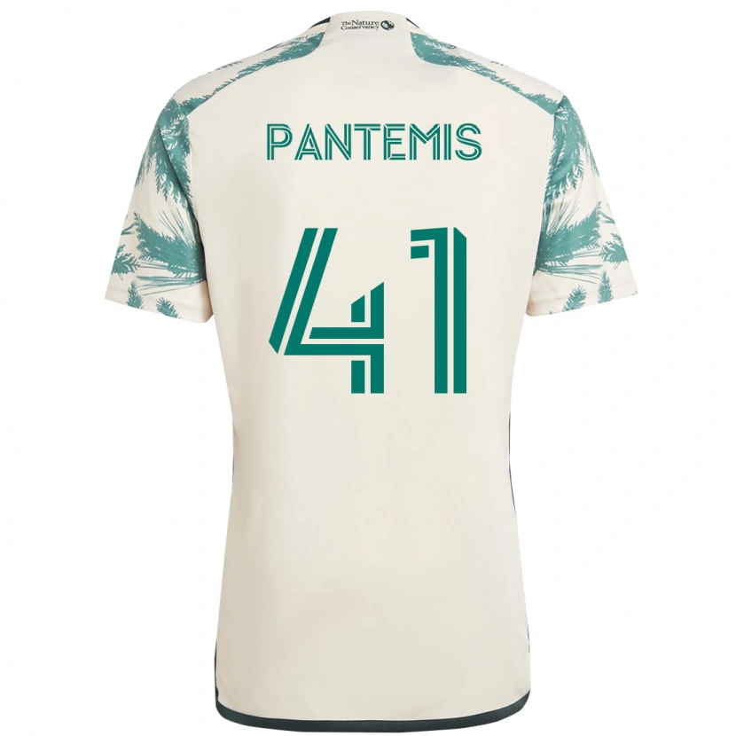 Danxen Kinder James Pantemis #41 Schwarz Braun Auswärtstrikot Trikot 2025/26 T-Shirt Schweiz