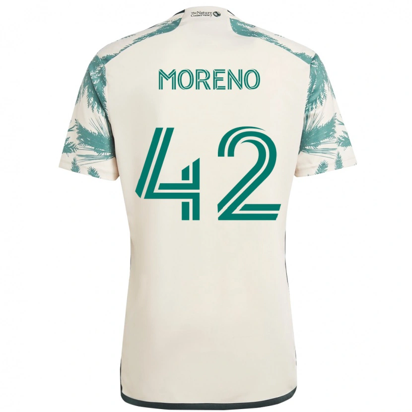 Danxen Kinder Alexis Moreno #42 Schwarz Braun Auswärtstrikot Trikot 2025/26 T-Shirt Schweiz