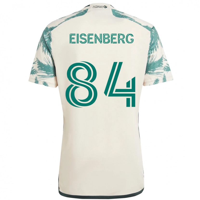 Danxen Kinder Max Eisenberg #84 Schwarz Braun Auswärtstrikot Trikot 2025/26 T-Shirt Schweiz