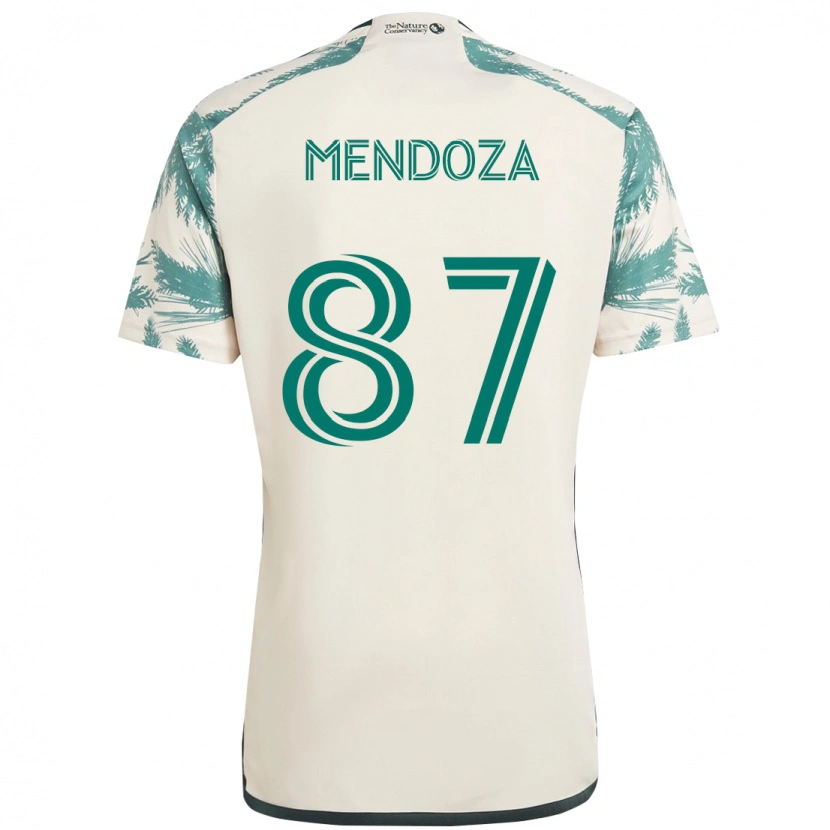 Danxen Kinder Christian Mendoza #87 Schwarz Braun Auswärtstrikot Trikot 2025/26 T-Shirt Schweiz