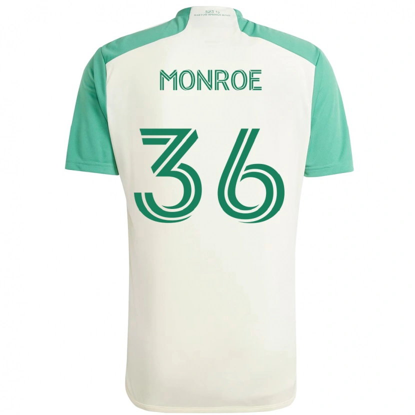 Danxen Kinder Greg Monroe #36 Grün Schwarz Auswärtstrikot Trikot 2025/26 T-Shirt Schweiz