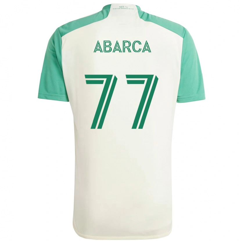 Danxen Kinder Diego Abarca #77 Grün Schwarz Auswärtstrikot Trikot 2025/26 T-Shirt Schweiz