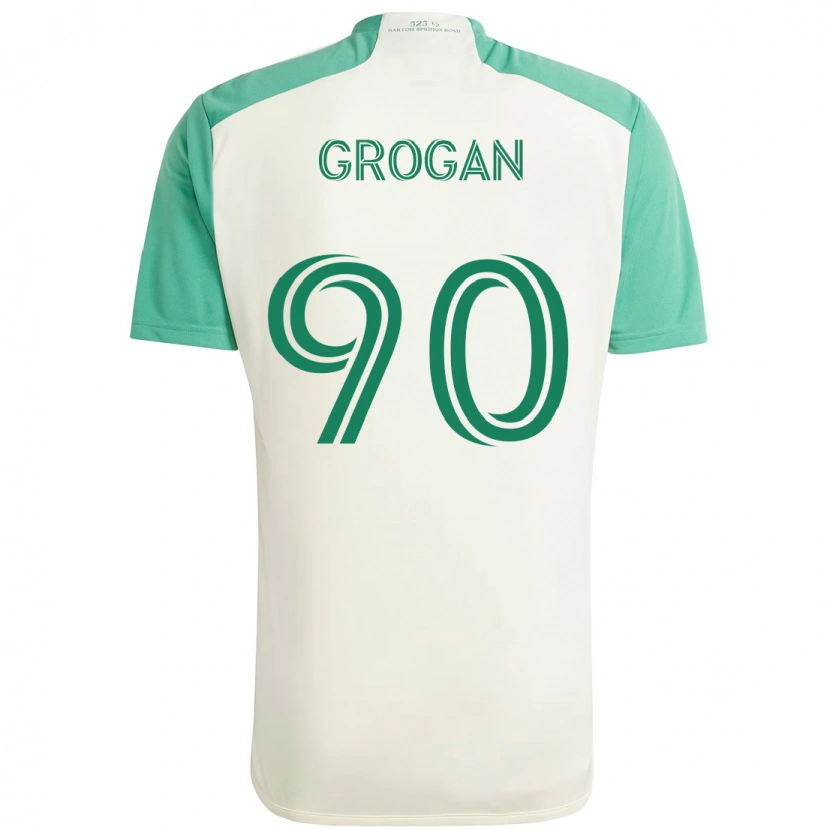 Danxen Kinder Peter Grogan #90 Grün Schwarz Auswärtstrikot Trikot 2025/26 T-Shirt Schweiz