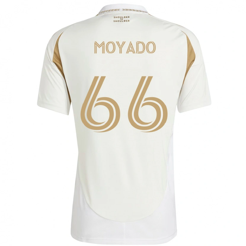 Danxen Kinder Bryan Moyado #66 Weiß Braun Auswärtstrikot Trikot 2025/26 T-Shirt Schweiz