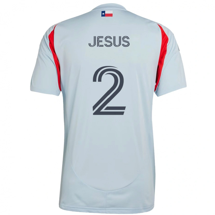 Danxen Kinder Geovane Jesus #2 Rot Marineblau Auswärtstrikot Trikot 2025/26 T-Shirt Schweiz