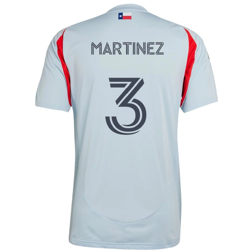 Danxen Kinder José Antonio Martínez #3 Rot Marineblau Auswärtstrikot Trikot 2025/26 T-Shirt Schweiz
