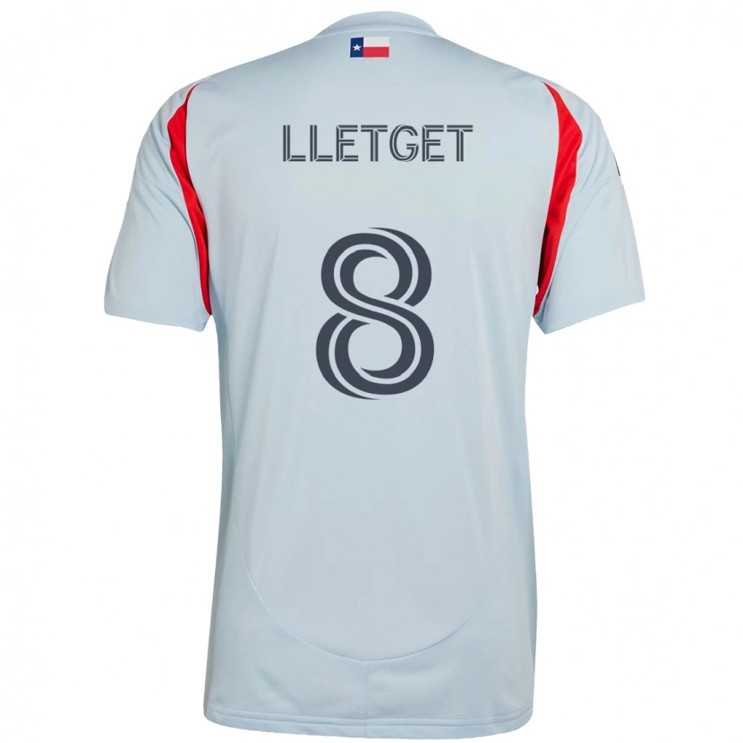 Danxen Kinder Sebastian Lletget #8 Rot Marineblau Auswärtstrikot Trikot 2025/26 T-Shirt Schweiz