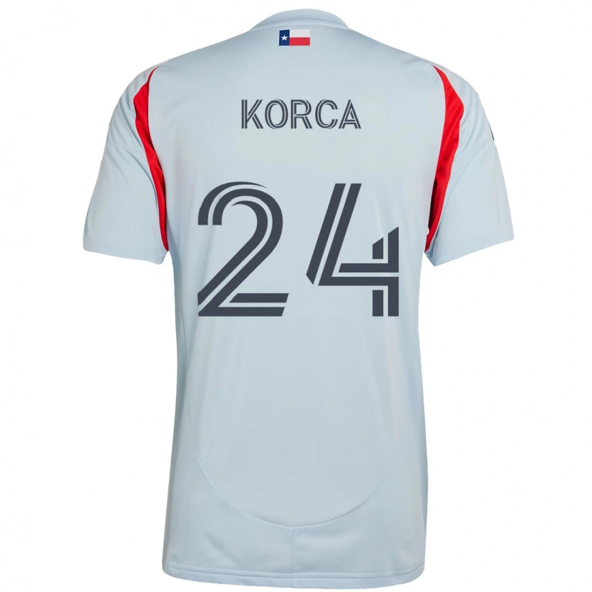 Danxen Kinder Amet Korca #24 Rot Marineblau Auswärtstrikot Trikot 2025/26 T-Shirt Schweiz