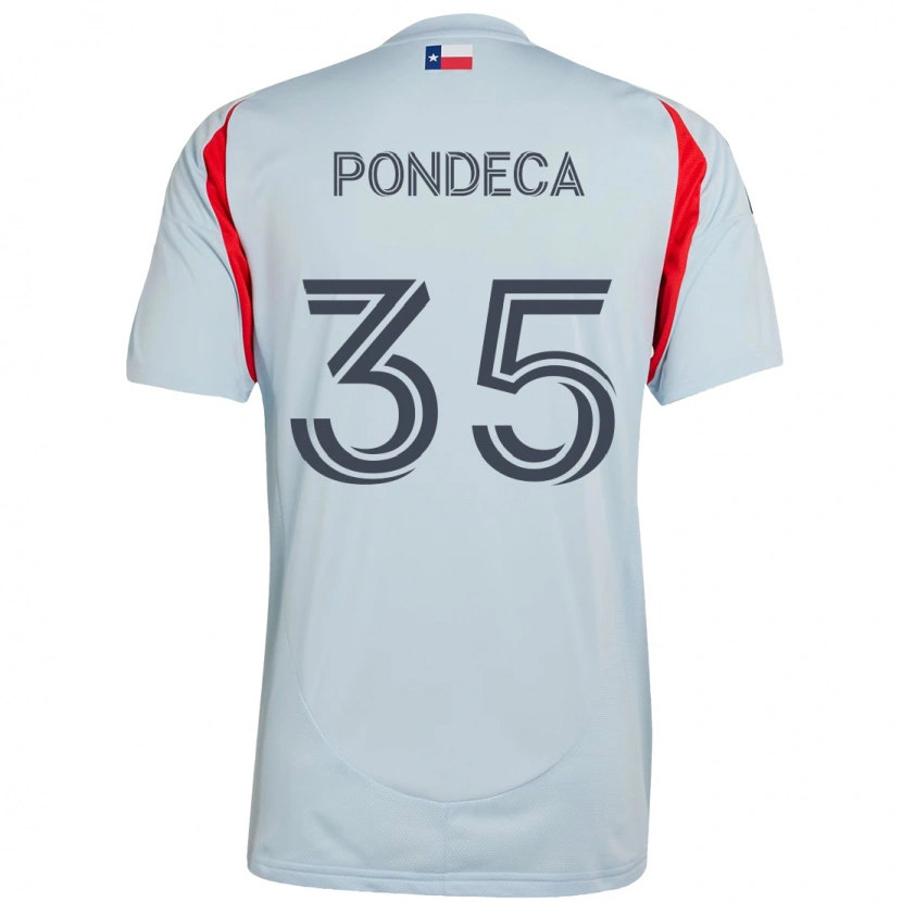 Danxen Kinder Tomas Pondeca #35 Rot Marineblau Auswärtstrikot Trikot 2025/26 T-Shirt Schweiz