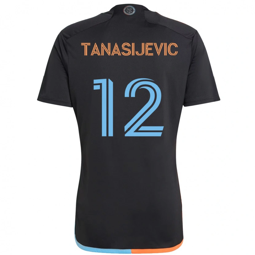 Danxen Kinder Strahinja Tanasijević #12 Hellblau Auswärtstrikot Trikot 2025/26 T-Shirt Schweiz