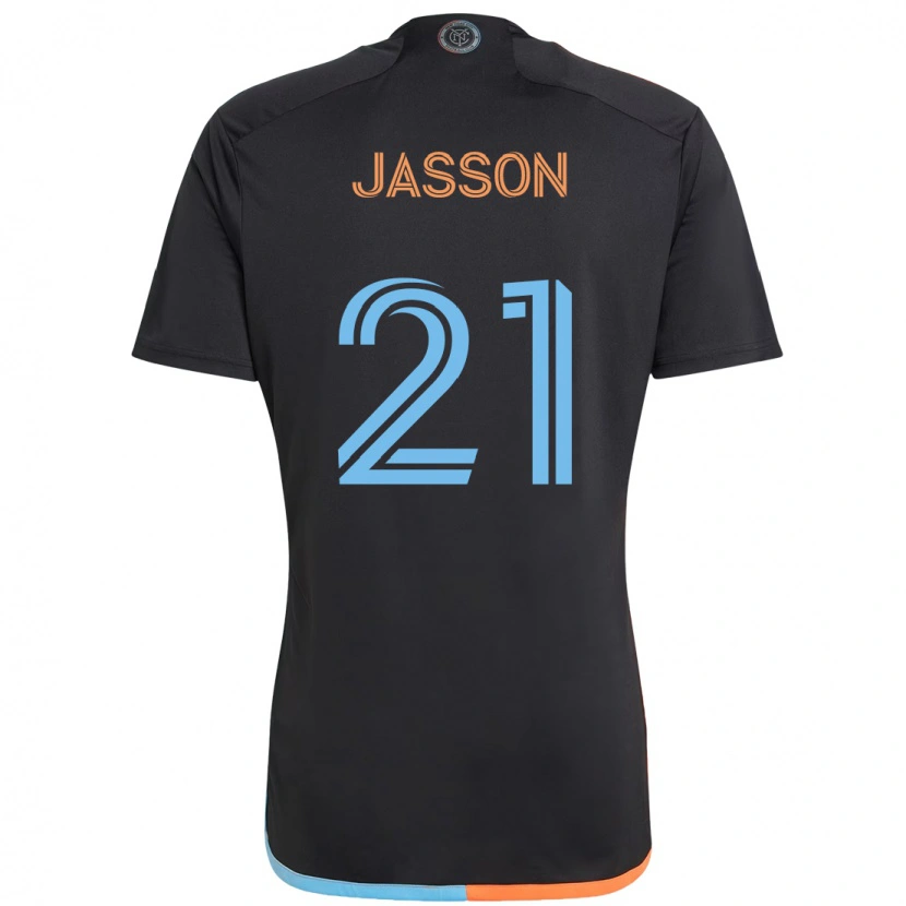 Danxen Kinder Andres Jasson #21 Hellblau Auswärtstrikot Trikot 2025/26 T-Shirt Schweiz