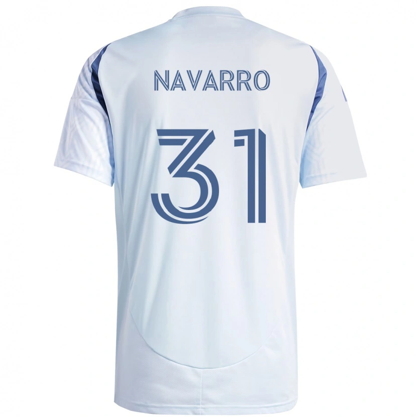 Danxen Kinder Federico Navarro #31 Rot Weiß Auswärtstrikot Trikot 2025/26 T-Shirt Schweiz