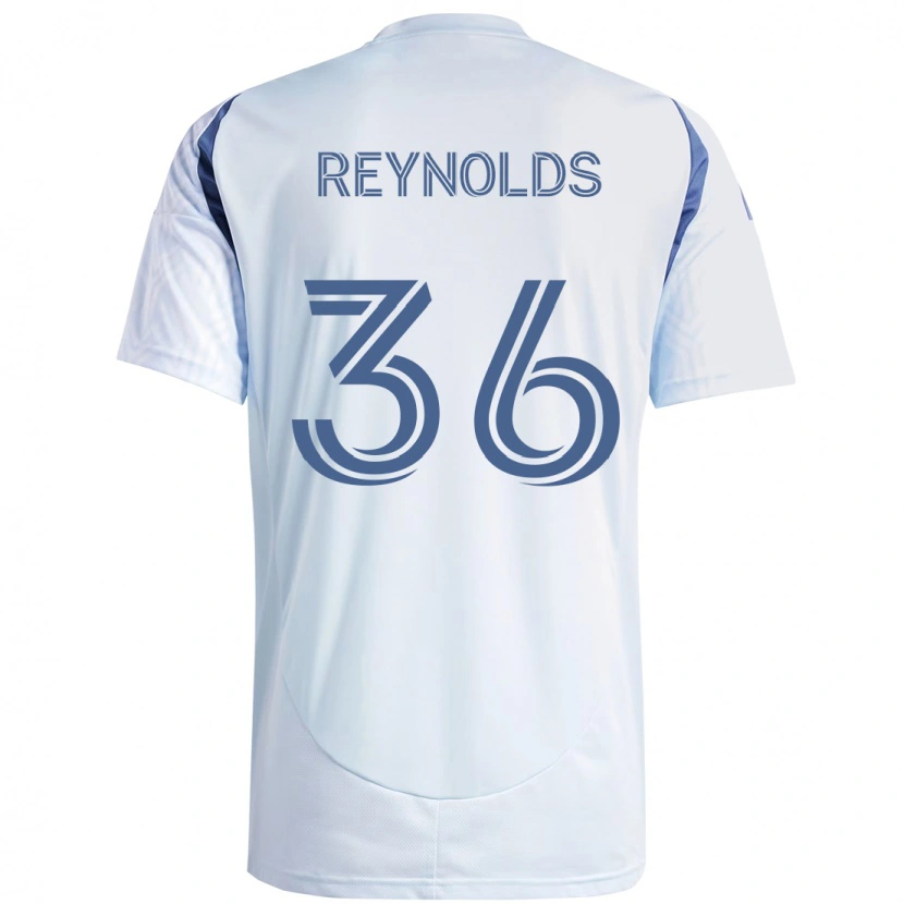 Danxen Kinder Justin Reynolds #36 Rot Weiß Auswärtstrikot Trikot 2025/26 T-Shirt Schweiz