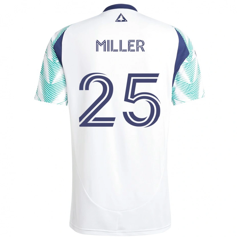 Danxen Kinder Peyton Miller #25 Weiß Blau Auswärtstrikot Trikot 2025/26 T-Shirt Schweiz