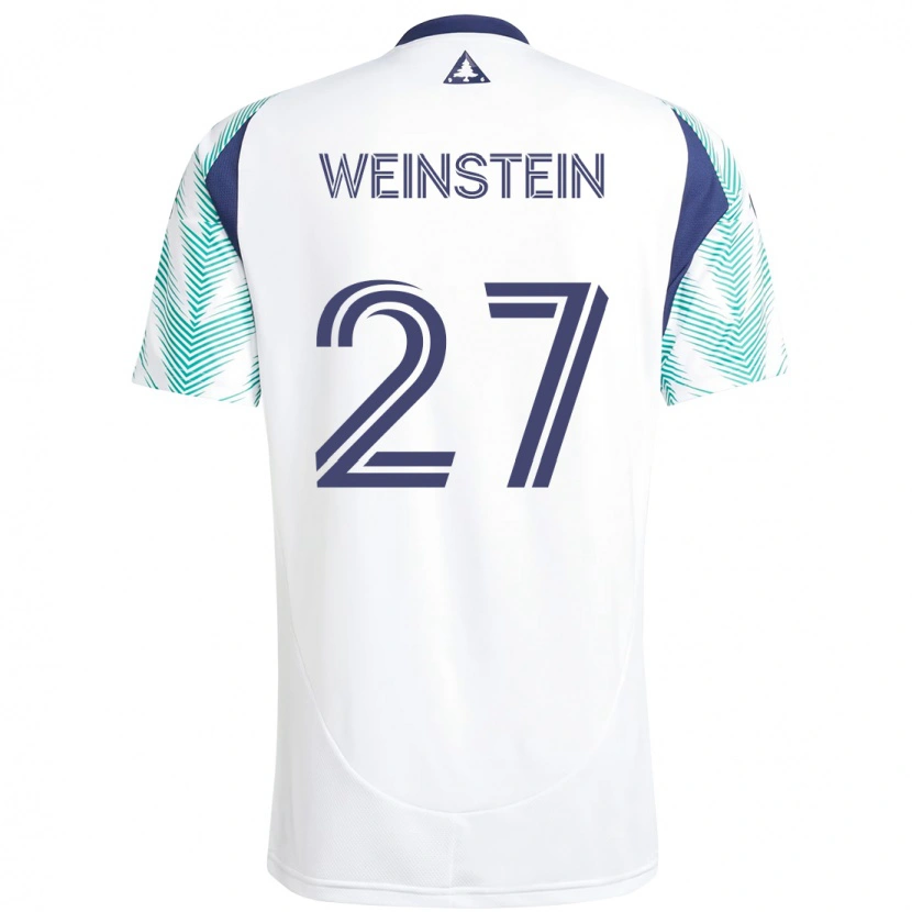Danxen Kinder Max Weinstein #27 Weiß Blau Auswärtstrikot Trikot 2025/26 T-Shirt Schweiz