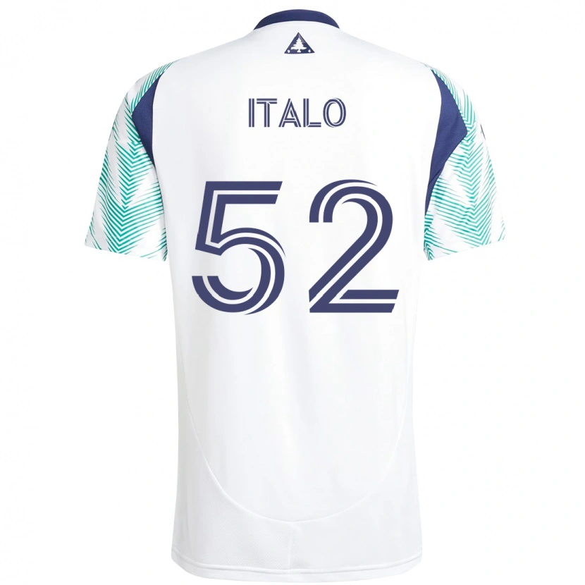 Danxen Kinder Ítalo #52 Weiß Blau Auswärtstrikot Trikot 2025/26 T-Shirt Schweiz