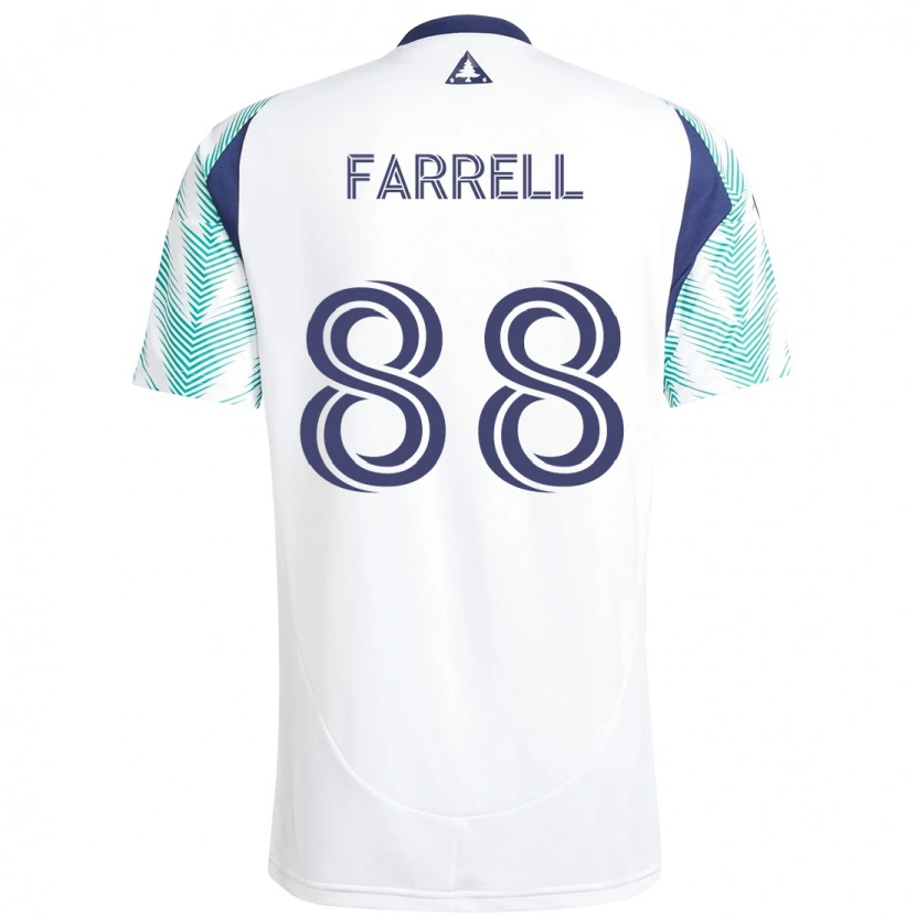 Danxen Kinder Andrew Farrell #88 Weiß Blau Auswärtstrikot Trikot 2025/26 T-Shirt Schweiz