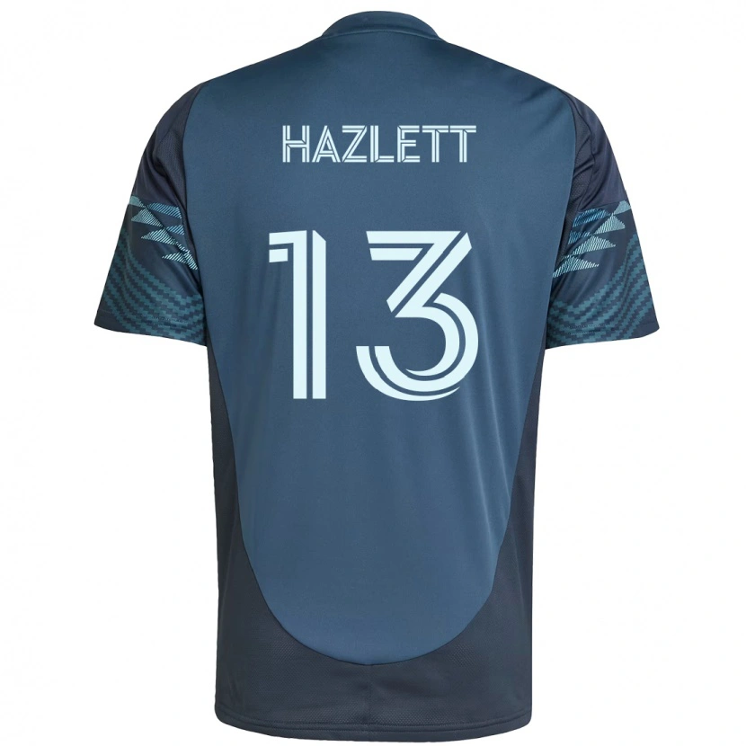 Danxen Kinder Kimberly Hazlett #13 Grün Weiß Auswärtstrikot Trikot 2025/26 T-Shirt Schweiz