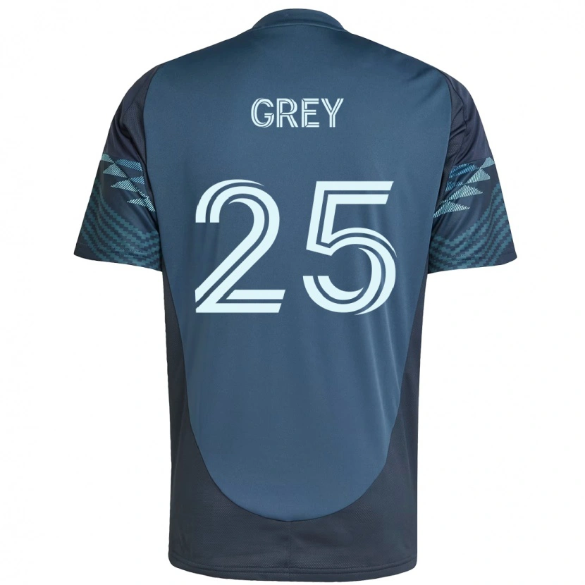 Danxen Kinder Mireya Grey #25 Grün Weiß Auswärtstrikot Trikot 2025/26 T-Shirt Schweiz