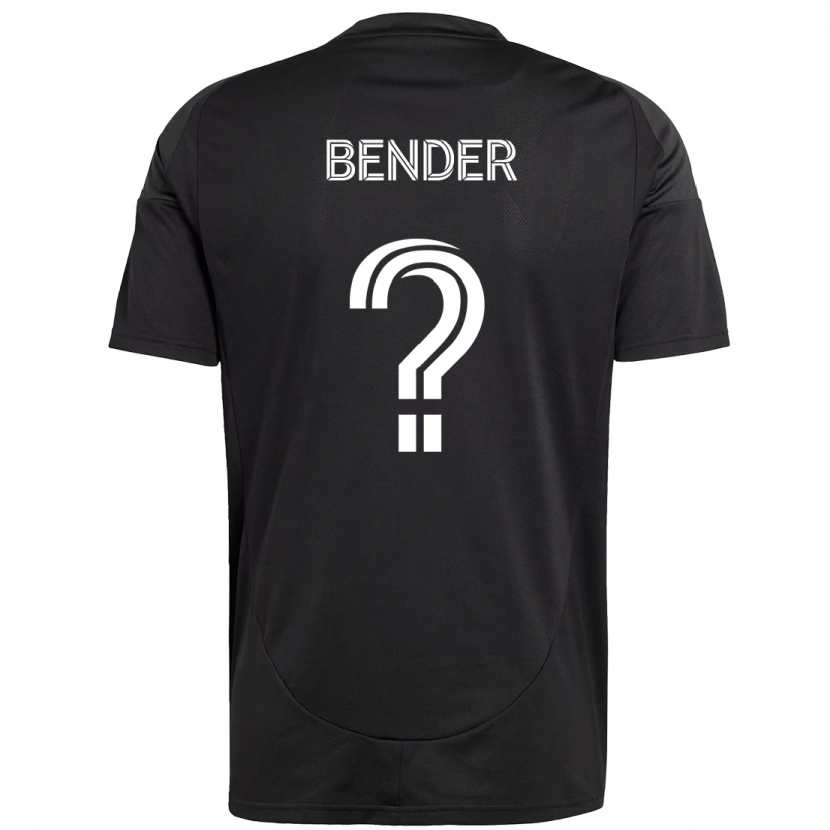 Danxen Kinder Ben Bender #0 Schwarz Weiß Auswärtstrikot Trikot 2025/26 T-Shirt Schweiz