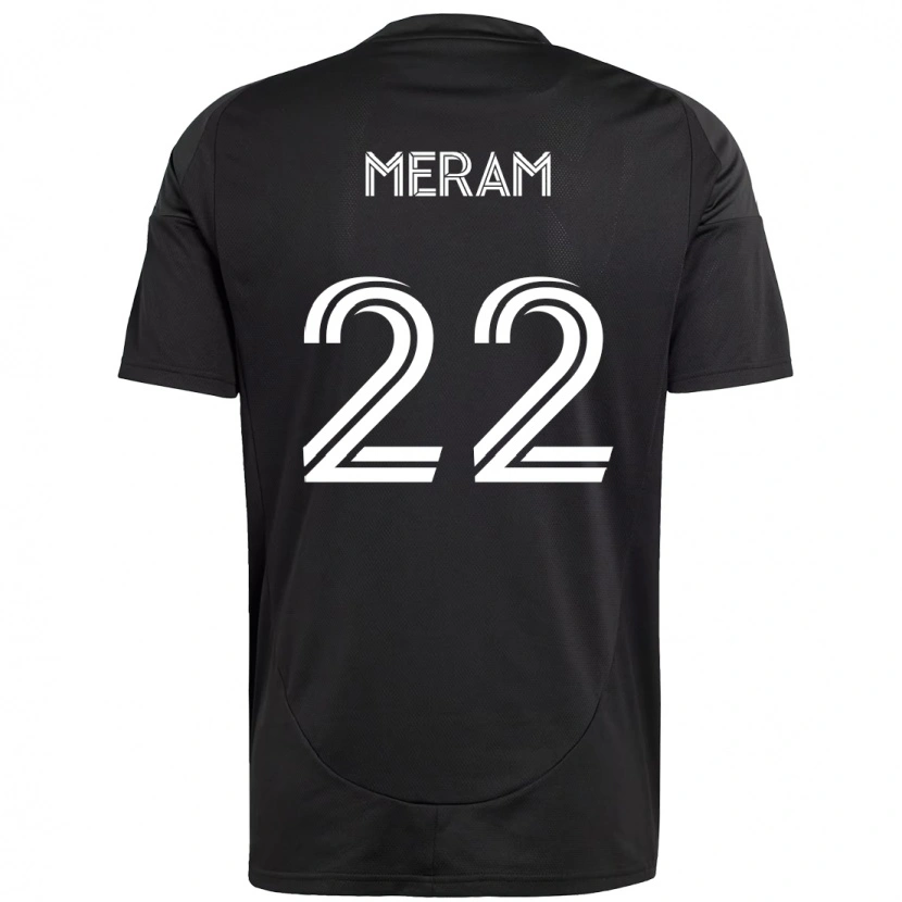 Danxen Kinder Justin Meram #22 Schwarz Weiß Auswärtstrikot Trikot 2025/26 T-Shirt Schweiz