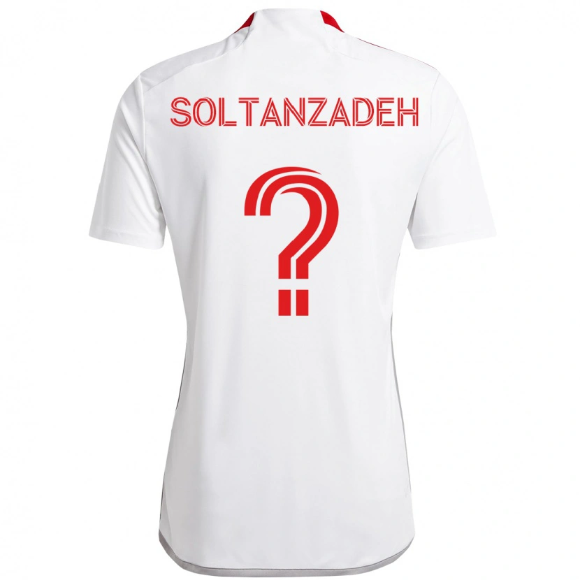 Danxen Kinder Shayan Soltanzadeh #0 Rot Weiß Auswärtstrikot Trikot 2025/26 T-Shirt Schweiz
