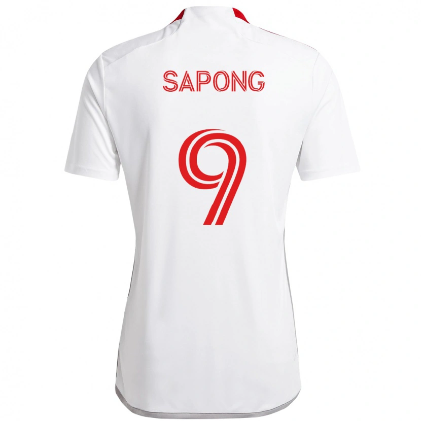 Danxen Kinder C.j. Sapong #9 Rot Weiß Auswärtstrikot Trikot 2025/26 T-Shirt Schweiz