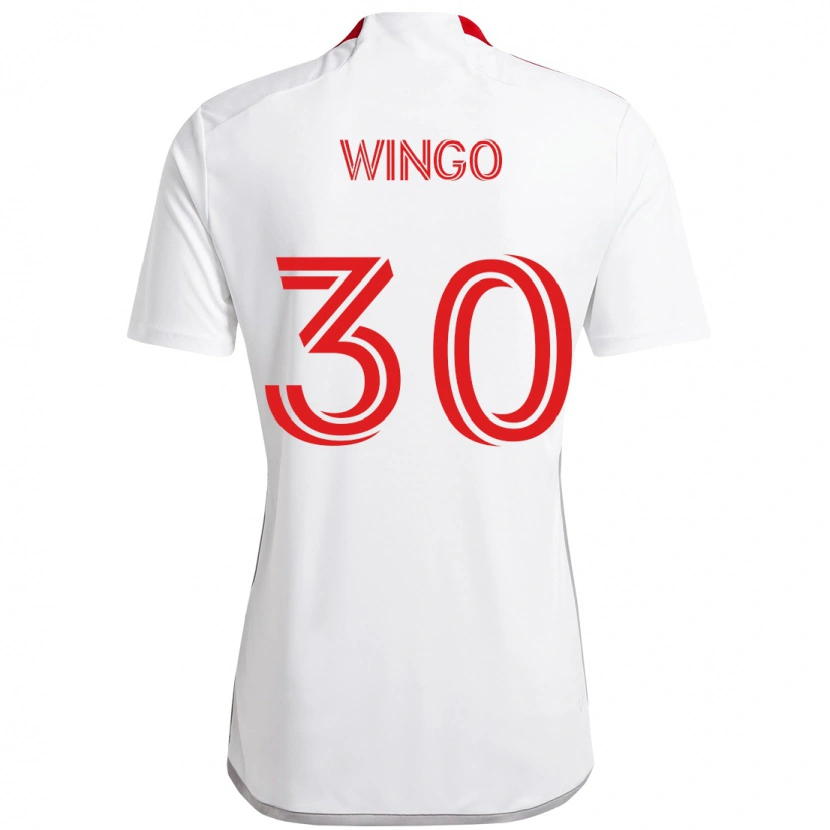 Danxen Kinder Henry Wingo #30 Rot Weiß Auswärtstrikot Trikot 2025/26 T-Shirt Schweiz