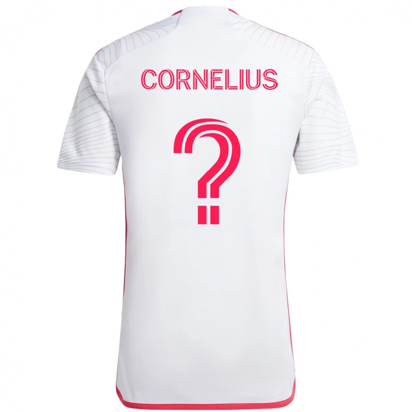 Danxen Kinder Lorenzo Cornelius #0 Magenta Weiß Auswärtstrikot Trikot 2025/26 T-Shirt Schweiz